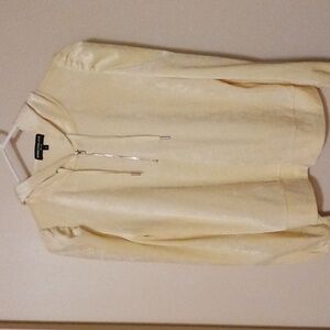 Generation Love Primrose Hoodie Lemon Yellow Velour Sweatshirt Pullover